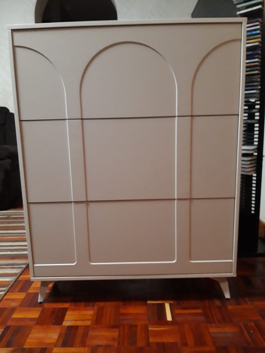 BUCKET FLIP SHOE RACK with marble effect.