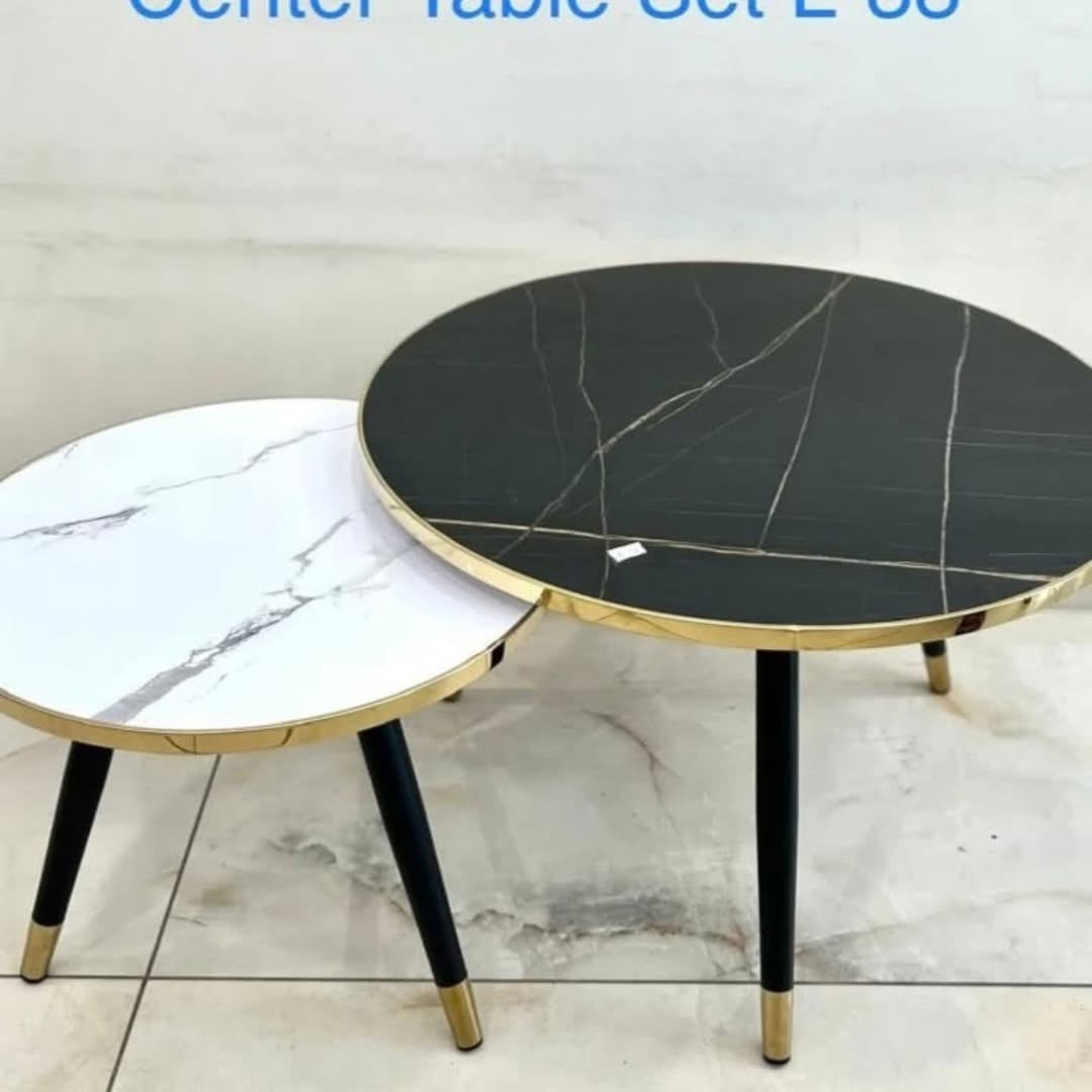 Nesting Bree Nordic luxury coffee table 2 in 1 tables Marble,Tempered Effect Dining Room Furniture Nesting Nordic luxury coffee table