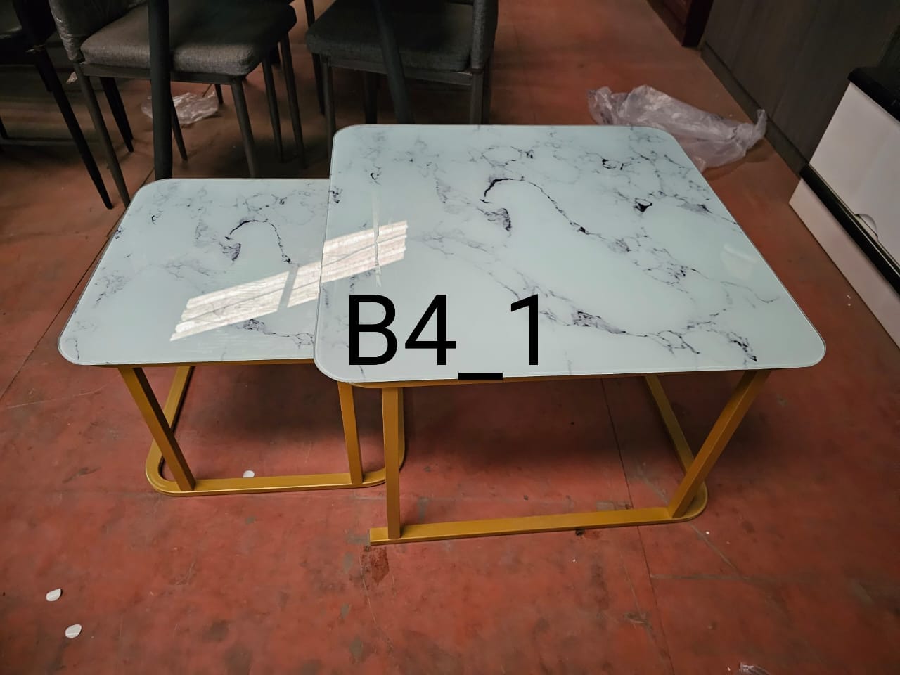 Nesting Bree Nordic luxury coffee table 2 in 1 tables Marble,Tempered Glass Effect Dining Room Furniture Nesting Nordic luxury coffee table