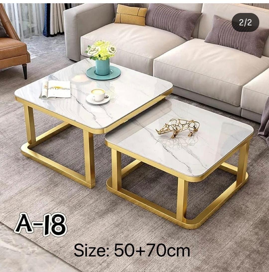 Nesting Bree Nordic luxury coffee table 2 in 1 tables Marble,Tempered Glass Effect Dining Room Furniture Nesting Nordic luxury coffee table