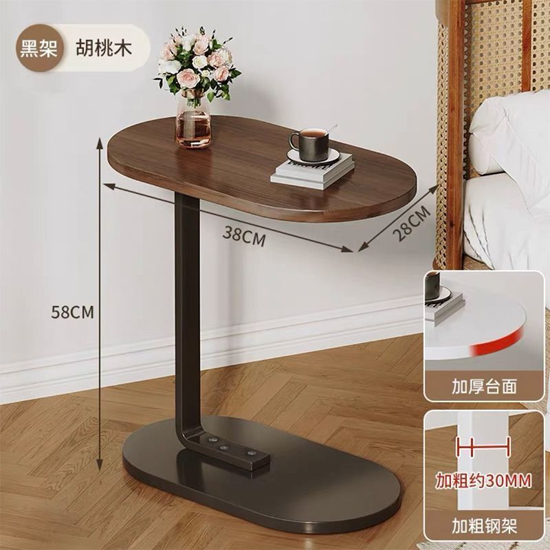 C-Shaped Night Stand Side End Table Beside Sofa For Bedroom White Stools with Storage Shelf Easy Assemble Table For Living RoomSmall coffee table tea table mini sofa side cabinet light luxury beds