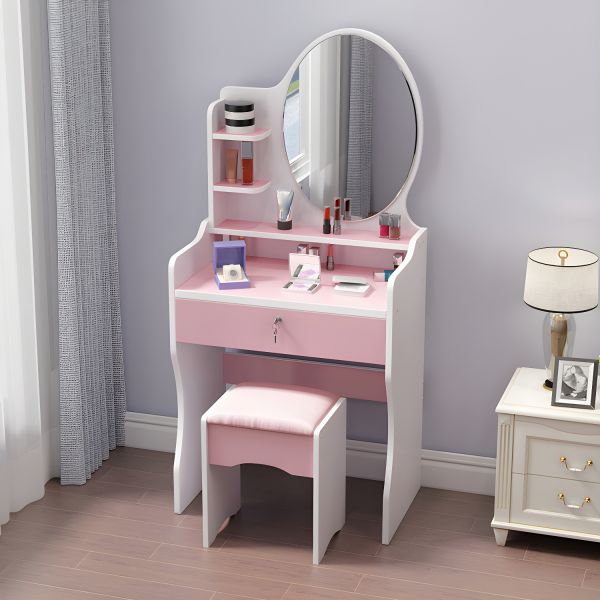 CLEARANCE OFFER Dressing table Minimalist Vanity Dresser – sleek, elegant, and space-saving. Perfect for a modern, clutter-free bedroom. ✨ 🌟 PREMIUM OFFER 🌟 (PLEASE NOTE IT REQUIRES ASSEMBLING)