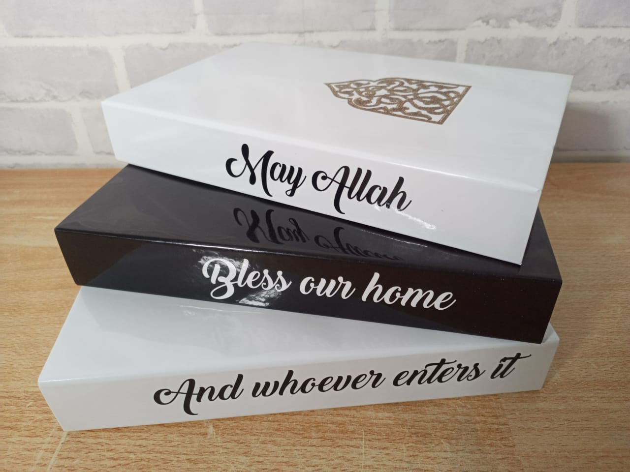 3in1 Decorative Dummy book - Home décor Decor books  (SET OF THREE)
with good messages.