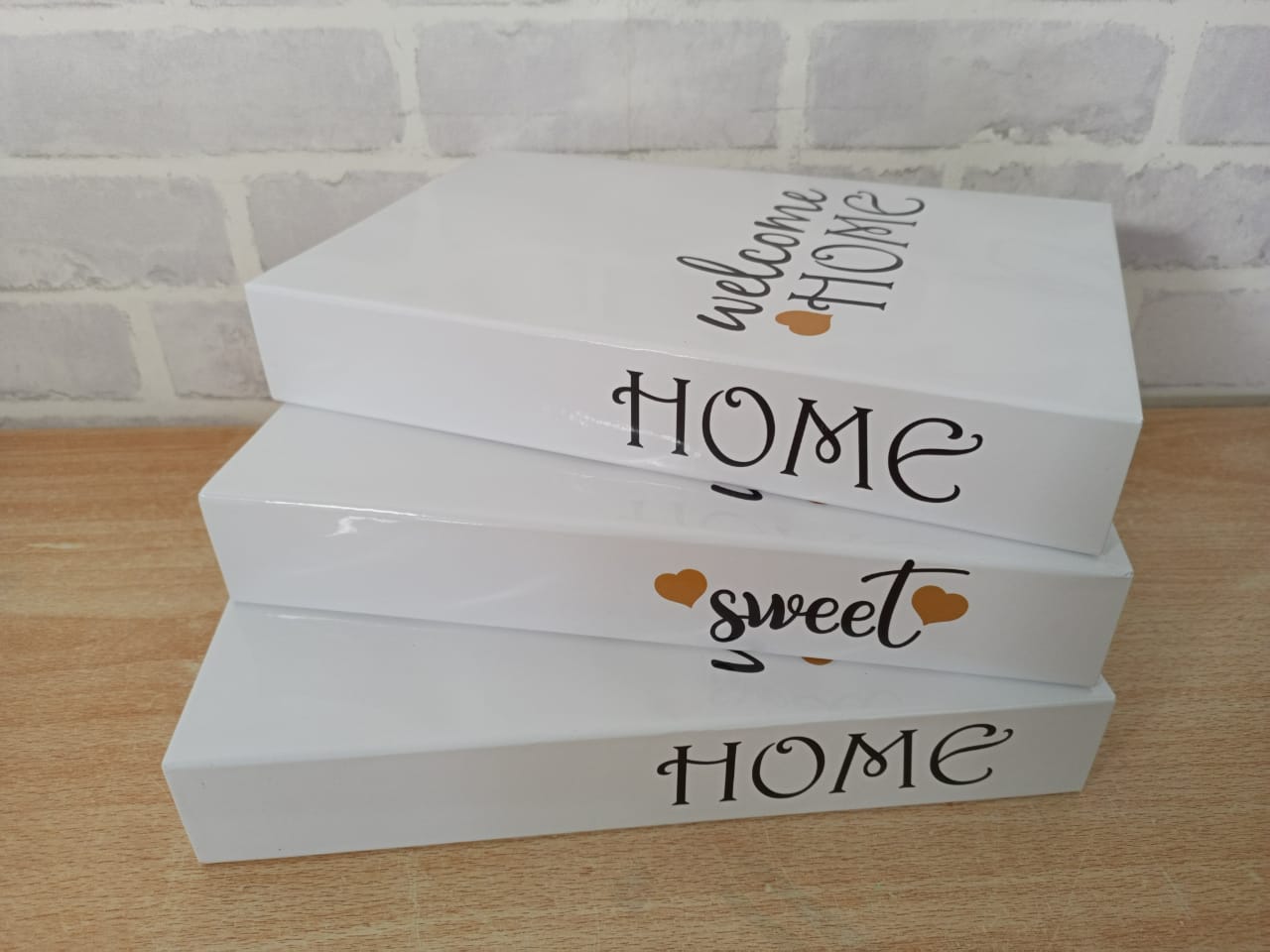 3in1 Decorative Dummy book - Home décor Decor books  (SET OF THREE)
with good messages.