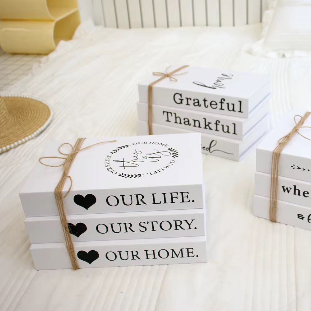 3in1 Decorative Dummy book - Home décor Decor books  (SET OF THREE)
with good messages.