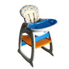 3 In 1 Convertible Baby High Feeding Chair MULTICOLOURED