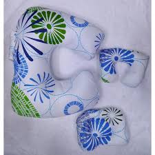 3-in-1 Premium Nursing & Maternity Pillow – Ergonomic Breastfeeding, Cradling, and Tummy Time Support