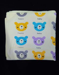 Premium 100% Pure Cotton Baby Bath Towels – Ultra-Soft, High-Absorbency Non-Hooded Essentials