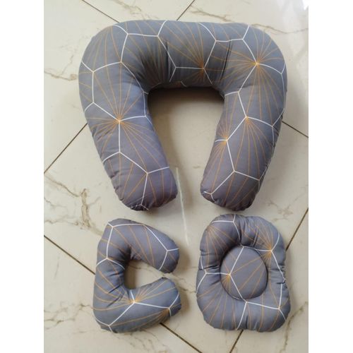 Multifunctional 3-in-1 Nursing, Sit-Me-Up, and Baby Support Pillow Set
Large U-Shaped Nursing Pillow,Head/Positioning Pillow and Baby Neck Pillow