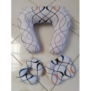 Multifunctional 3-in-1 Nursing, Sit-Me-Up, and Baby Support Pillow Set
Large U-Shaped Nursing Pillow,Head/Positioning Pillow and Baby Neck Pillow