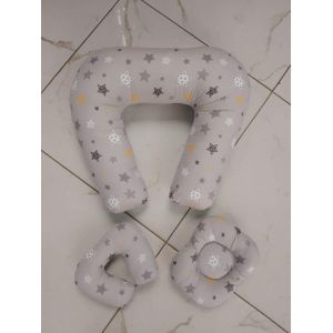 Multifunctional 3-in-1 Nursing, Sit-Me-Up, and Baby Support Pillow Set
Large U-Shaped Nursing Pillow,Head/Positioning Pillow and Baby Neck Pillow