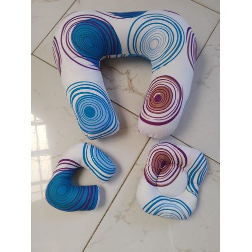 Multifunctional 3-in-1 Nursing, Sit-Me-Up, and Baby Support Pillow Set
Large U-Shaped Nursing Pillow,Head/Positioning Pillow and Baby Neck Pillow