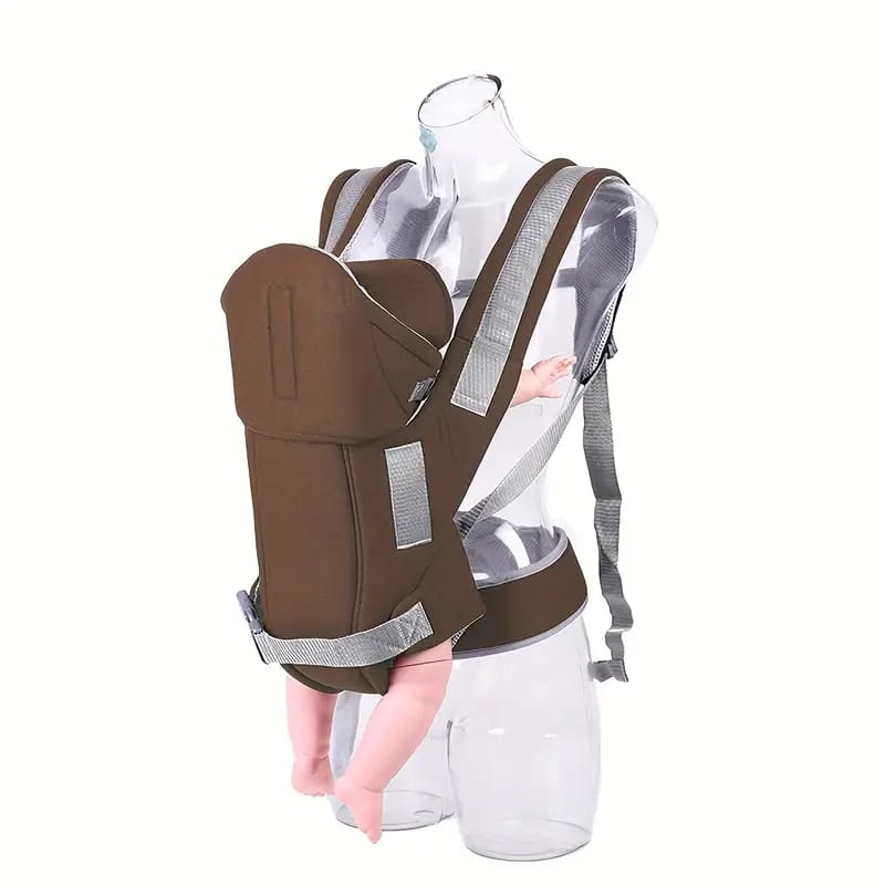 Ergonomic Baby Carrier with Lumbar Support - 4-in-1 Breathable Infant to Toddler Sling - Adjustable Padded Straps for All-Season Comfort
