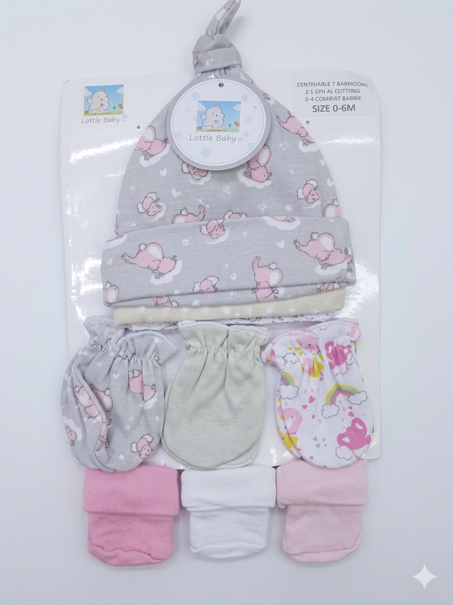9-Piece Newborn  Accessory Set (0–6 Months)