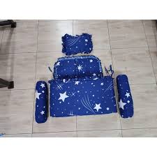 Premium Baby Cot Bumper & Supportive Sleep Positioner Set – Soft & Breathable Protection