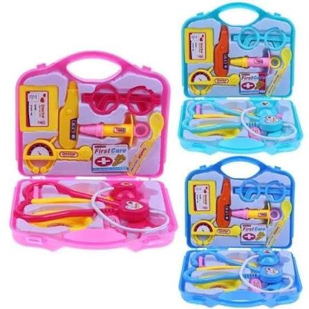 : Kids Pretend Play Doctor & Medical Kit in Portable Carry Case