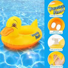 Classic Floating Yellow Rubber Duck Bath Toys – Waterproof Fun for Bathtubs & Swimming Pools