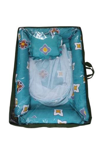 Baby Nest & Co-sleeper with Removable Mosquito Net Baby Nest & Co-sleeper Foldable + Pillow+ Net.Safe and perfect for co-sleeping Hypoallergenic materials, breathable and non-toxic Comfortable