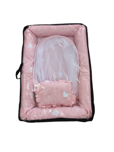 Baby Nest & Co-sleeper with Removable Mosquito Net Baby Nest & Co-sleeper Foldable + Pillow+ Net.Safe and perfect for co-sleeping Hypoallergenic materials, breathable and non-toxic Comfortable