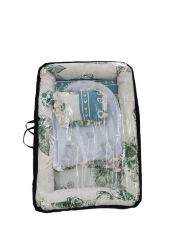 Baby Nest & Co-sleeper with Removable Mosquito Net Baby Nest & Co-sleeper Foldable + Pillow+ Net.Safe and perfect for co-sleeping Hypoallergenic materials, breathable and non-toxic Comfortable