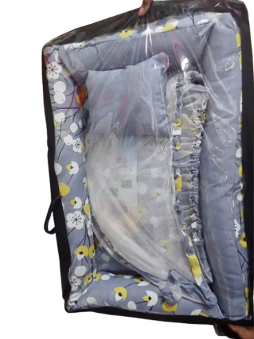 Baby Nest & Co-sleeper with Removable Mosquito Net Baby Nest & Co-sleeper Foldable + Pillow+ Net.Safe and perfect for co-sleeping Hypoallergenic materials, breathable and non-toxic Comfortable