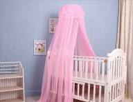 Premium Adjustable 360° Rotating Baby Cot Mosquito Net with Stand