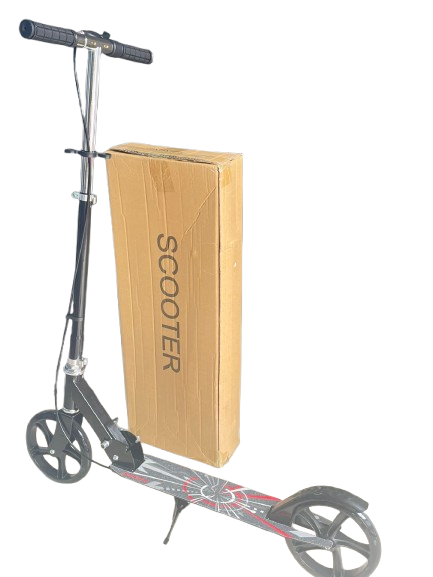 Elite Foldable Metallic Kick Scooter – Adjustable Lightweight Aluminum Commuter for Kids & Teens