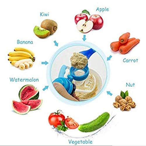 2-in-1 Baby Fruit Feeder Pacifier & Silicone Teething Toy
Introduce solid foods like bananas, strawberries, or steamed veggies safely.