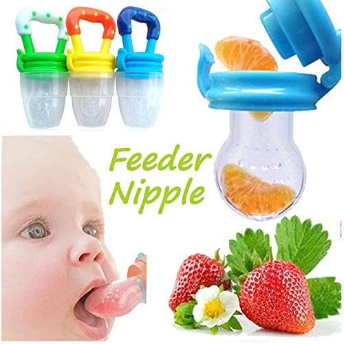 2-in-1 Baby Fruit Feeder Pacifier & Silicone Teething Toy
Introduce solid foods like bananas, strawberries, or steamed veggies safely.