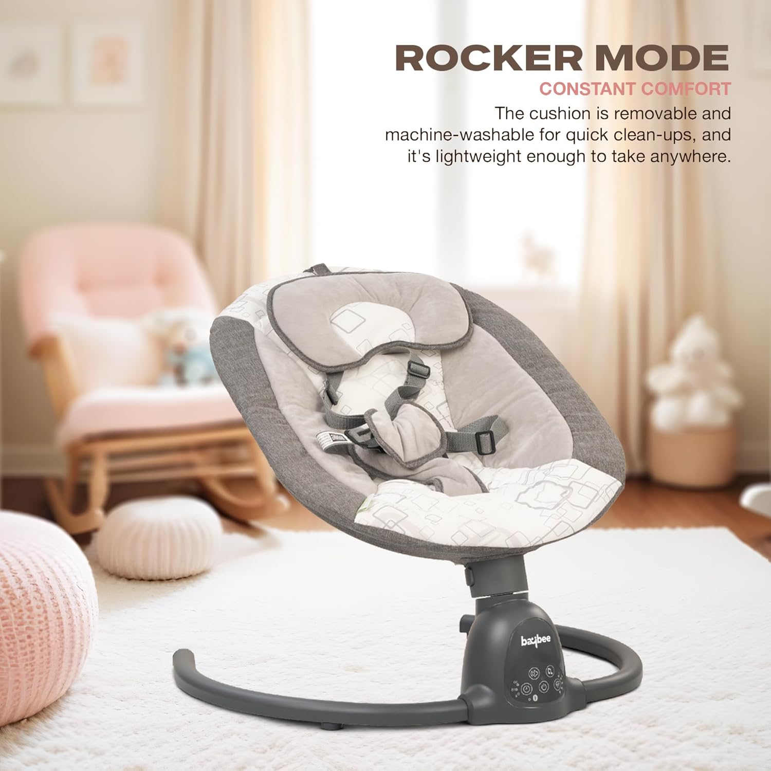 Generic Electric Baby Swing, Glider & Cradle – Smart Automated Motion with Relaxing Melodies