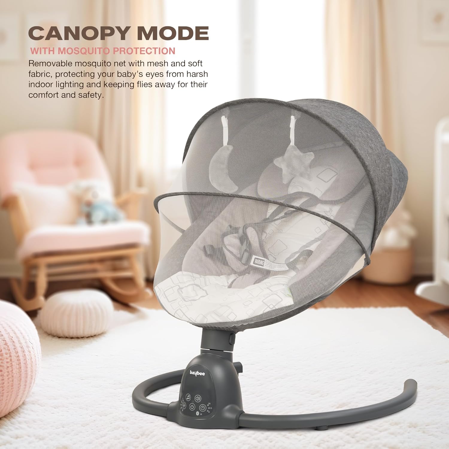 Generic Electric Baby Swing, Glider & Cradle – Smart Automated Motion with Relaxing Melodies