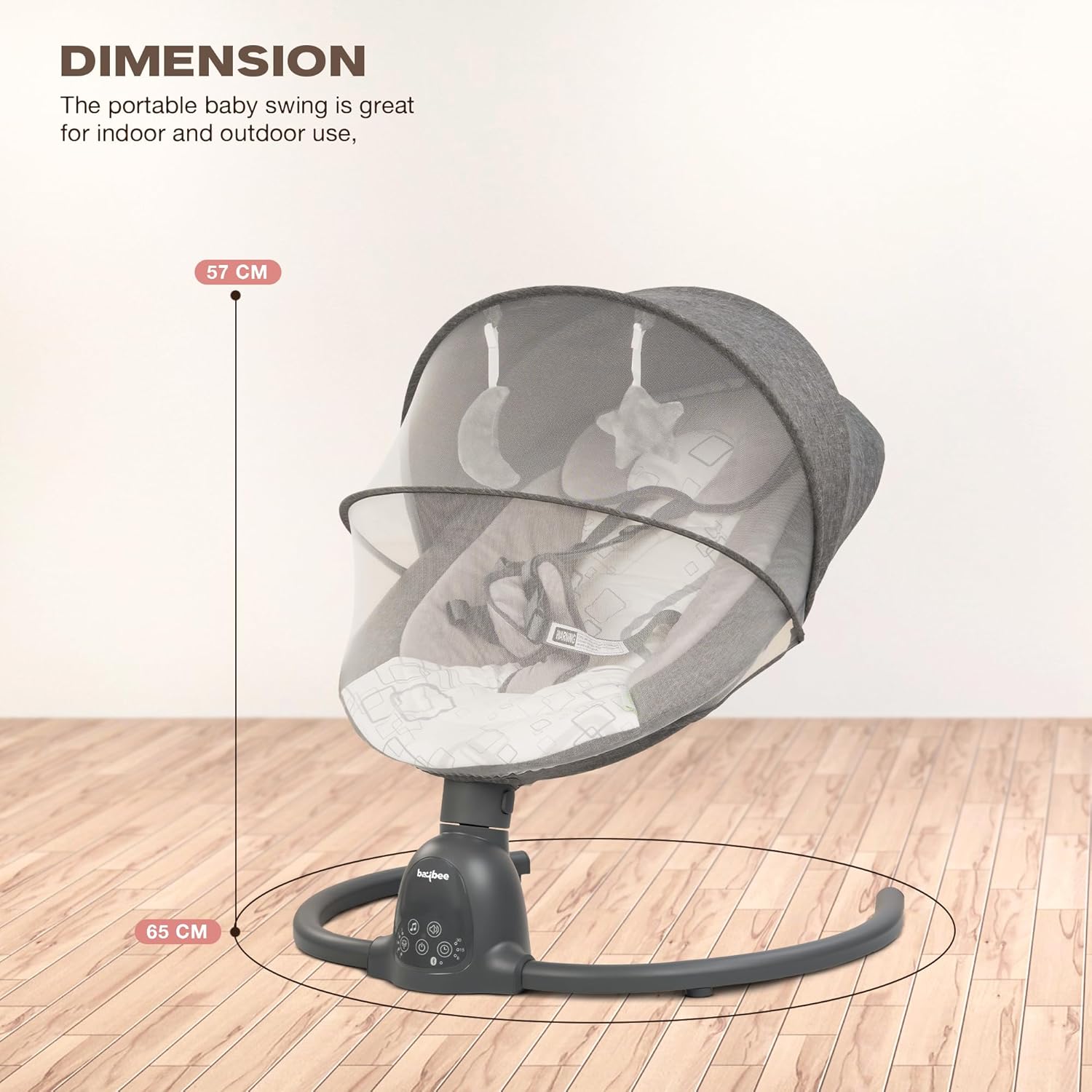 Generic Electric Baby Swing, Glider & Cradle – Smart Automated Motion with Relaxing Melodies