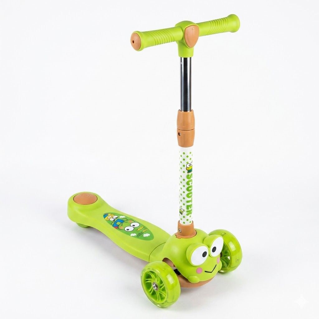 Durable 3-Wheel Beginner Kick Scooter for Kids – Stability Design