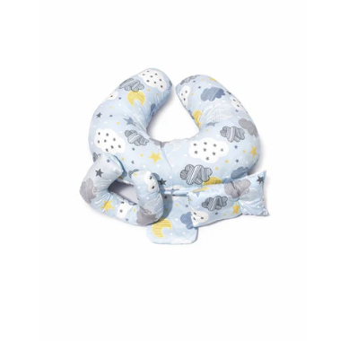 3-in-1 Premium Nursing & Maternity Pillow – Ergonomic Breastfeeding, Cradling, and Tummy Time Support