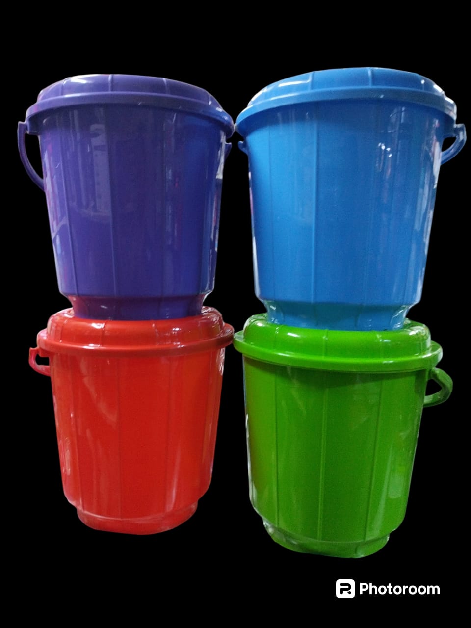 PLASTIC BUCKET with LID CLEAR THERMOPAK 20Litre,,,1pc