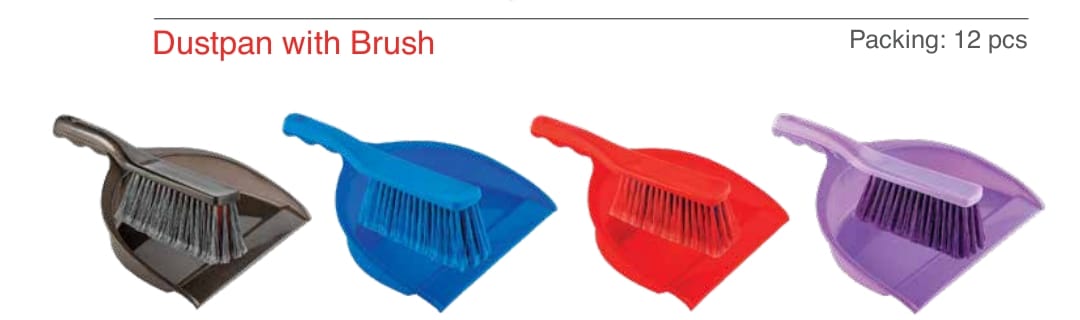 DUST PAN WITH BRUSH Multipurpose Dustpan And Brush Set