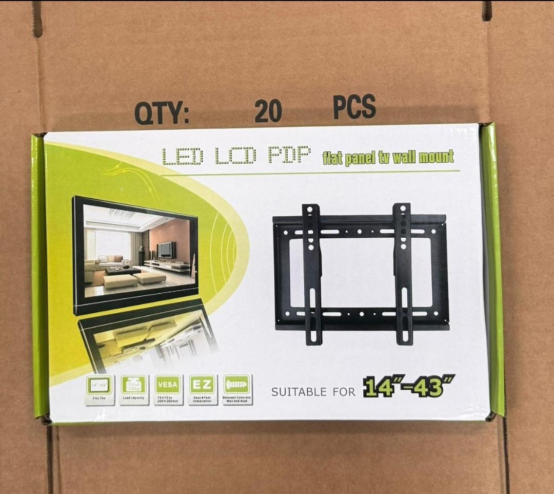 [Special Offer] TV Wall Mount TV Stand 14″-43″ Plasma wall bracket Steel Material Fixed Solid Wall mount suitable for 14 inch to 43 inch Tv