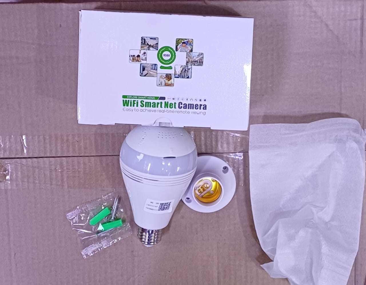 Wi-Fi Bulb Smart CCTV Camera Safety & Security