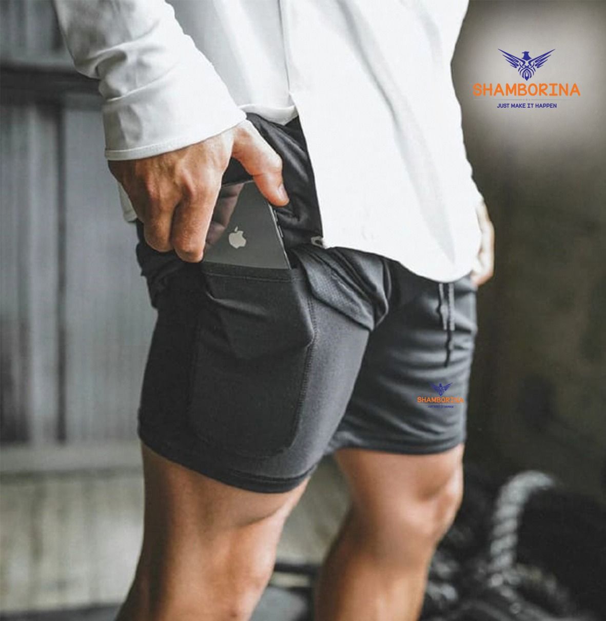 {OFFER !!  OFFER !!} Gym Shorts With Leggings – Comfortable, Stylish & Performance-Ready