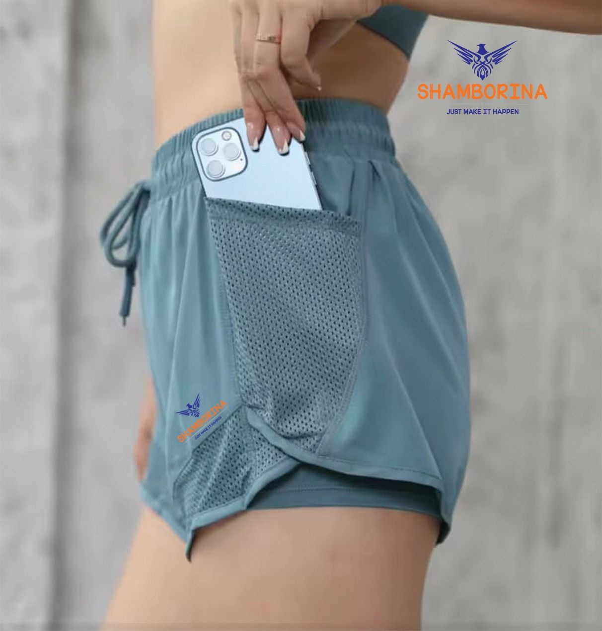 {OFFER !!  OFFER !!} Shamborina Gym Shorts With Leggings – Comfortable, Stylish & Performance-Ready