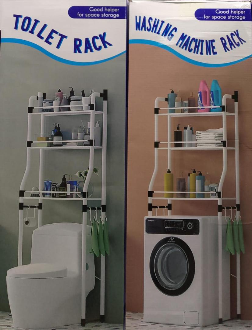 Toilet rack 3 Layer over the toilet rack organiser with Guardrail Bathroom Organiser free standing space saver stands for Toilet Bathroom