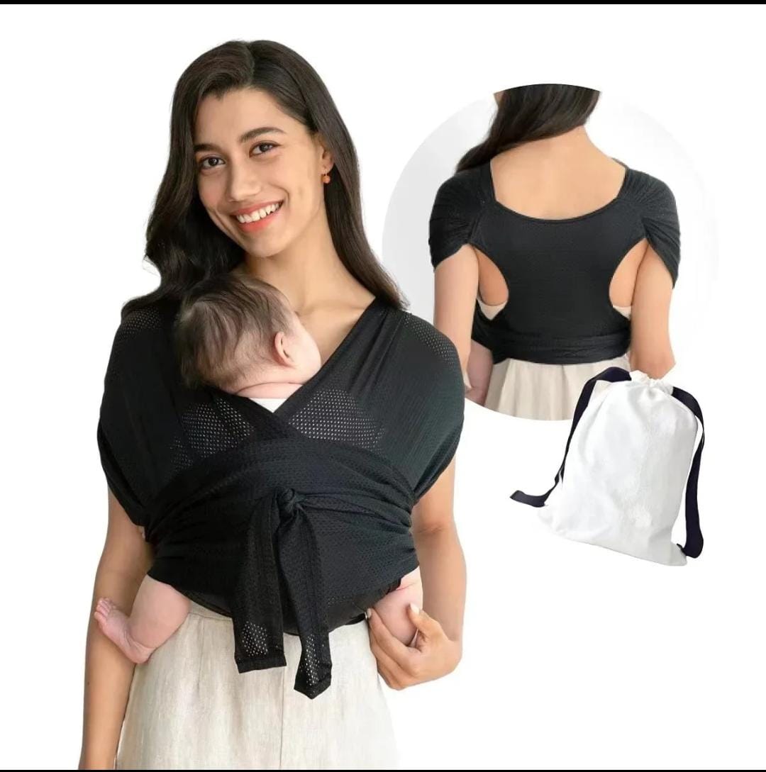 Baby Wrap Carriers-Kangaroo Wrap-Baby Carrier Sling For Newborns Soft Infant Wrap Breathable Wrap Breastfeed Birth Comfortable Nursing Cover