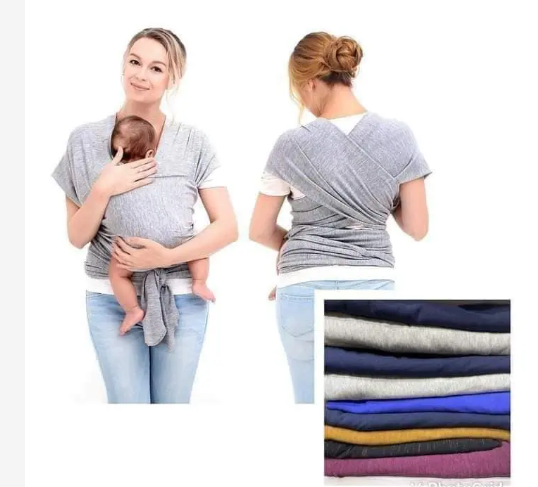 Baby Wrap Carriers-Kangaroo Wrap-Baby Carrier Sling For Newborns Soft Infant Wrap Breathable Wrap Breastfeed Birth Comfortable Nursing Cover