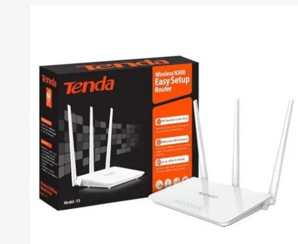 Tender/Tenda Router F3 300mbps WiFi With 3 Antenna