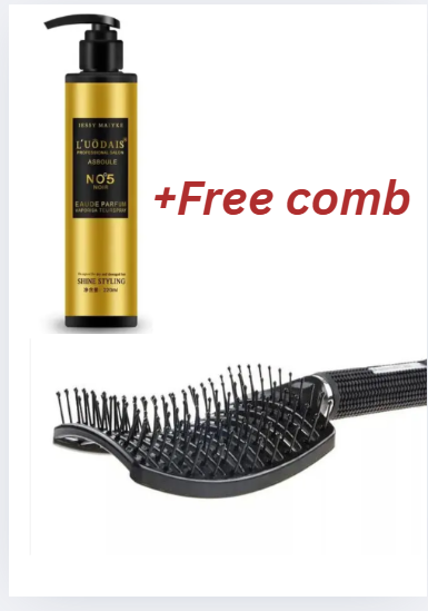 Luodais  Curly Keeper, Hair Spray & Hair Serum + FREE detangling wig comb Essential Oil For Women's Human Hair Wigs, Weaves Fragrance, Repair & Nourish Set Hydrating & Repairing Curly Hair