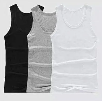 3 pcs Quality Men Vest - Egyptian cotton extra comfort Very strong for longevity and enhanced durability