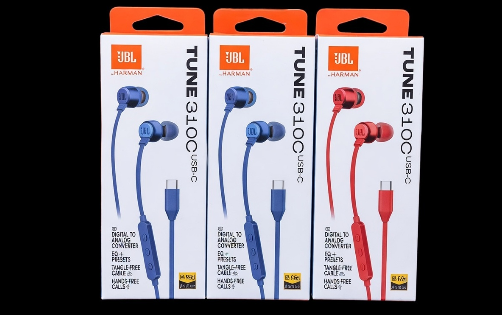 JBL SuperBass Type-C Earphones - Wired USB-C Headphones with Deep Bass, In-Line Microphone & Remote, Noise Isolation for Smartphones, Tablets & Laptops