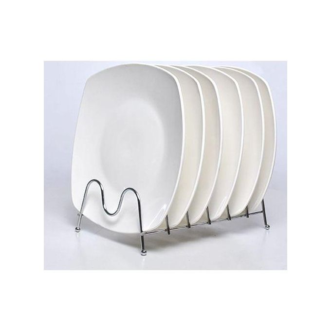 6pcs PLATES,Gc flat Ceramic plate, Made using unique Vitrelle 3-layer glass technology for extra strength, Chip and break resistant for extra durability.