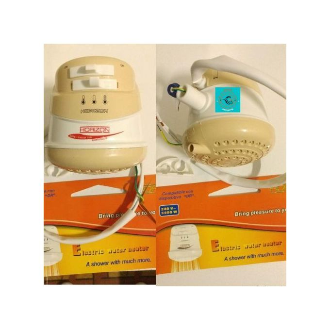 SHOWER HEAD,Horizon Instant Hot Fresh And Salty Water Shower Saves electricity and water. Easy to use. 3 Different temperature settings.