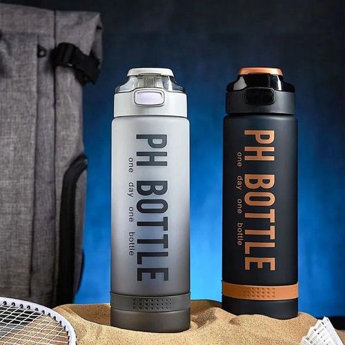 1 Litre PH Motivational Water Bottle,Superior manufacturing with premium materials and strict quality control makes this water bottle safe, smooth, durable, leak-proof and scratch resistant.